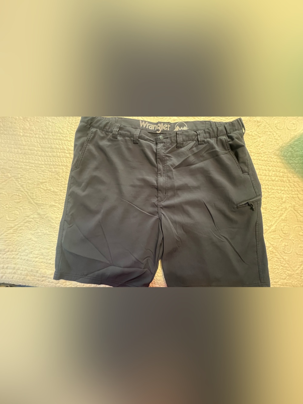 Wrangler Men’s Black Chino-Style Shorts